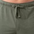 thumbnail image 3 of Pantalón para dormir de punto Fruit of the Loom para hombre, color verde oscuro, 3 of 5