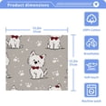 thumbnail image 5 of BZSMCE Towel Cotton Face Towel Soft Hand Towels Fashion Center Westie and Pup Crew Pattern, 5 of 9