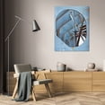 thumbnail image 3 of Dana Styber 13x18 Gallery Wrapped Canvas Wall Art Titled - Blue Steel II, 3 of 4