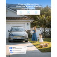 thumbnail image 4 of Koohome 4K Outdoor Security Camera, Solar/Battery, 360° Pan Tilt, Auto-Tracking, Wire-Free, Dual-Band Wi-Fi, AI Event Search, 4 of 10