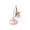 A002- Pink, variant on Automatic Cat Toy for Self-Entertainment, Electric Induction Feather Teaser with Rechargeable Design, Pink for Indoor Cats, Interactive Play, Boredom Relief - Includes 1 Cat Toy, 1 Charging Cable