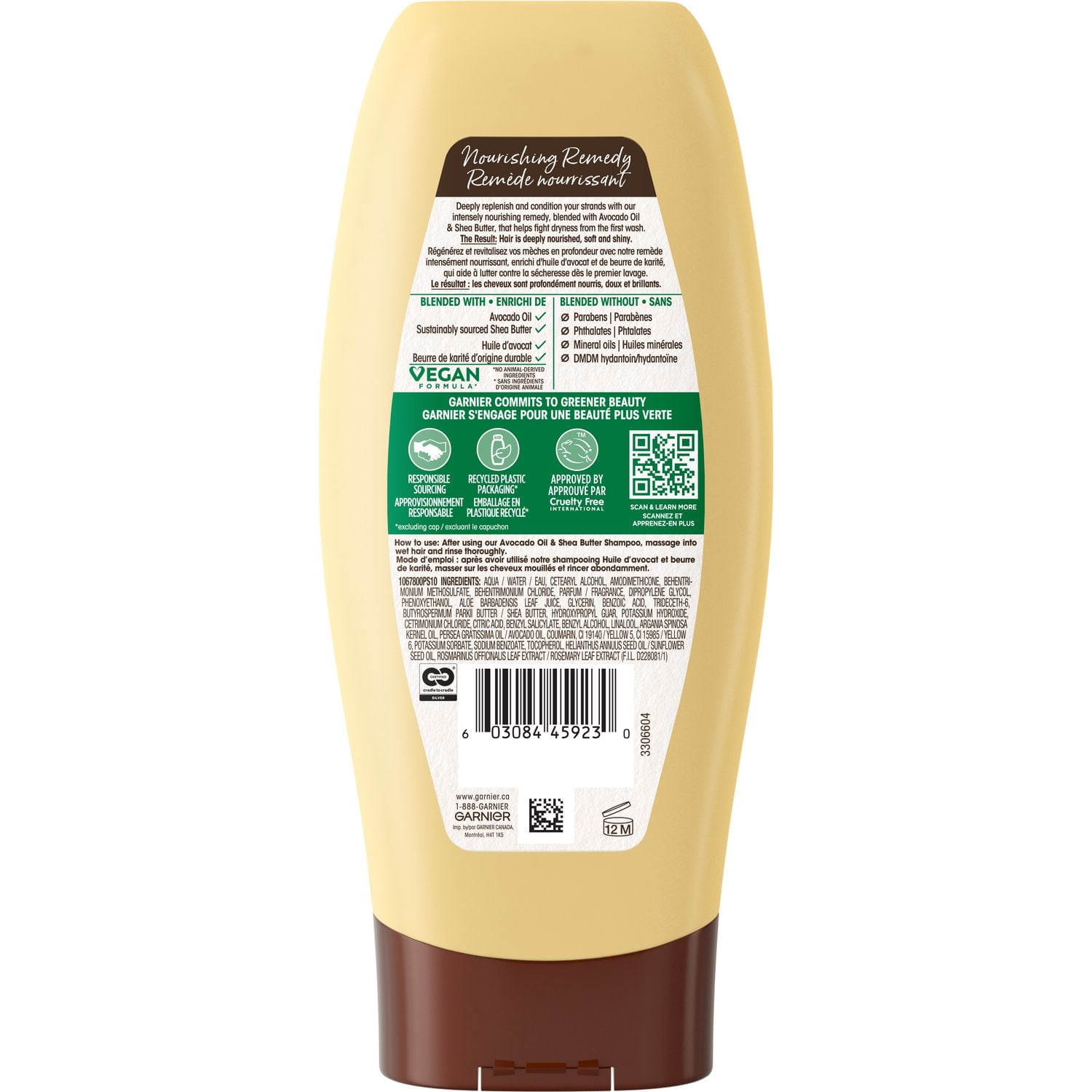 Garnier Whole Blends Avocado Oil & Shea Butter Nourishing Conditioner