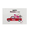 thumbnail image 1 of Felwors Napperon en Lin Isolé pour la Saint-Valentin, Napperon de Table, Serviettes Ménagères, 1 of 4