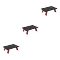 thumbnail image 3 of Maytalsory Portable Aluminum Alloy Folding Table Compact And Lightweight Folding Picnic Table Foldable Table Red and black 3Set, 3 of 6