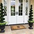 thumbnail image 4 of A1 Home Collections Natural Coir & Rubber Door Mat, Long-Lasting Entrance Doormats for Front Door, Thick & Non-Slip Durable Outdoor Entry Mat 24" x 39", 4 of 7