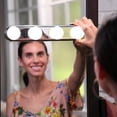 thumbnail image 2 of Easy to carry studio four bulbs LED mirror front fill light makeup lamp battery powered, 2 of 4