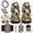 Daisy, variant on HUIACONG Wolf Print Car Seat Protector Full Set 12 Pcs Anti-Slip Car Wheel Protector Fashionable Auto Seat Belt Cover Trash Can for Car Car Storage Box Car Coasters Universal Fit Car Accessories
