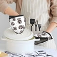 thumbnail image 6 of Non-Slip Mini Oven Mitts With Duck Beak Design Are Easy To Take Off And Wear And Easy To Hang For Oven Pot Tripod Barbecue Casserole Cute Gray Raccoon 2pcs, 6 of 7