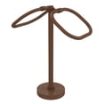 thumbnail image 2 of Two Ring Oval Guest Towel Valet - Satin Brass / Dotted, 2 of 4