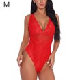 thumbnail image 1 of Mono sexy mono de cosplay suave mono de tela con pantalla de encaje para mujeres adultas, rojo, M Methold XX000036-18, 1 of 7