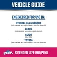thumbnail image 6 of PEAK Original Equipment Technology Asian Vehicles Red/Pink, 50/50 Prediluted Antifreeze & Coolant, 1 gal, 6 of 7