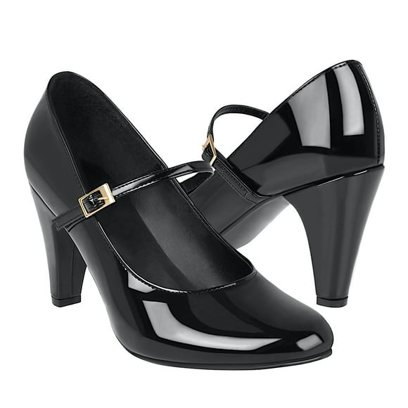 TACONES DAMA SIENA 4772 CHAROL NEGRO