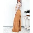 thumbnail image 3 of utcoco Women's Casual Denim Overalls Adjustable Straps Wide Leg Jumpsuit, 3 of 4