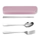 thumbnail image 5 of Juego de Cubiertos Portátiles Inteprter 2 Cucharas y Palillos Acero Inoxidable Rosa, 5 of 6