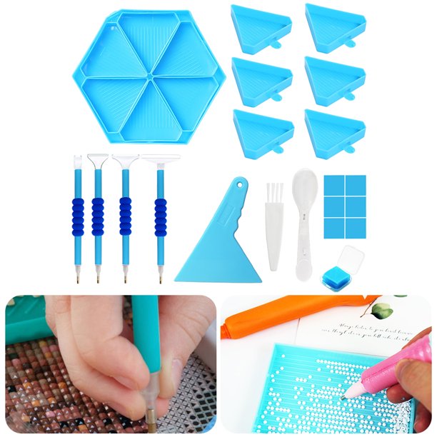 Kit de Herramientas Accesorios de Pintura Arte Diamante Hugtrwg
