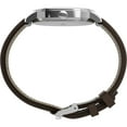 thumbnail image 2 of Timex Men's Easy Reader Bold 43mm Watch – Silver-Tone Case Cream Dial with Brown Leather Strap, 2 of 5