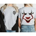 thumbnail image 2 of Unisex Pennywise Horror - Clown Balloon - Horror Characters T-Shirt, Sizes S-5XL, Tbun, 2 of 5