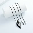 thumbnail image 4 of Constantlife Arrowhead Necklace for Men Cremation Jewelry for Ashes Urn Necklace for Ashes of Loved One Ash Holder Necklace, 4 of 6