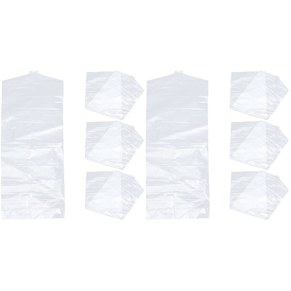 2 Pieces Garment Bags Hangers Clothes Dust Travel