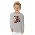 thumbnail image 2 of Awkward Styles Halloween Toddler Long Sleeve Shirt Vampire Morkie Kids T-Shirt, 2 of 5