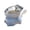 Blue, variant on Elevated Cat Bowl with Stainless Steel Insert, Whisker-Friendly Tilted Pet Food Bowl, Anti-Vomit Raised Cat Feeding Bowl for Indoor Cats, Easy Clean (White)