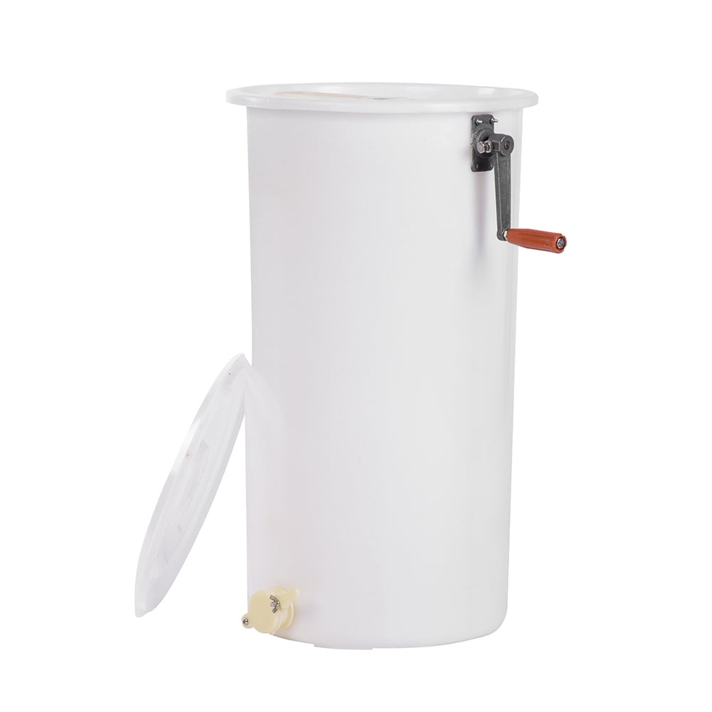 Tebru Bee Honey Extractor, 2 Frame Plastic Manual Bee Honey Extractor