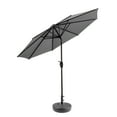 thumbnail image 2 of GARDEN 9 Ft Patio Umbrellas w/ Black Round Base Included for Outdoor Shade, Gray, 2 of 5
