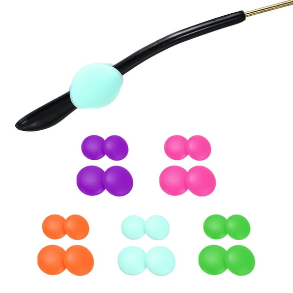 Uxcell 20Pair Silicone Eyeglasses Retainer, Anti-slip Glasses Ear Hook Soft Elastic Silicone Eyeglass Ear Grips Holder for Sunglasses Study, Multicolor