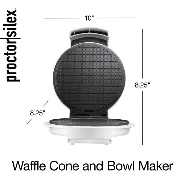 proctor silex waffle cone and waffle bowl maker