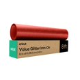 thumbnail image 1 of Plancha de vinilo de transferencia de calor Cricut Value con purpurina roja, 1 of 8