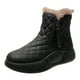 thumbnail image 4 of Botas de nieve para mujer, impermeables, con forro cálido, botas de senderismo de invierno, zapatos de tobillo antideslizantes para exteriores, Negro SM SunniMix botas de nieve, 4 of 8