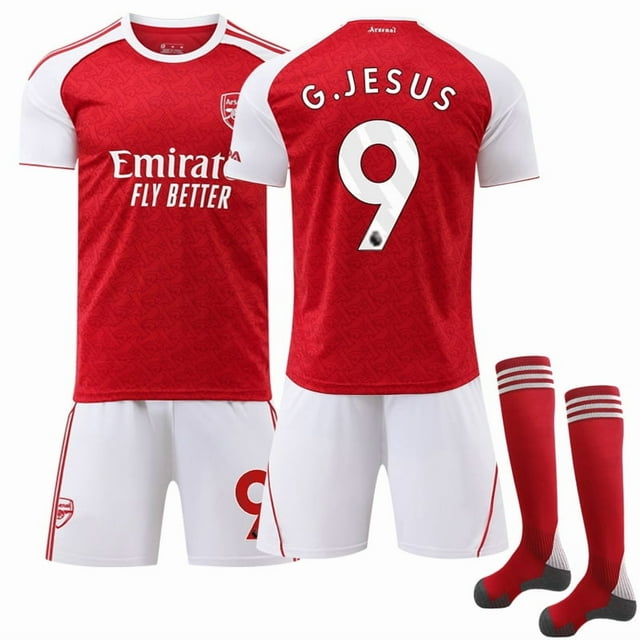 2526 New Arsenal Home Soccer Uniform #9 G.Jesus Children'S Adult Copy Player Name Sports Jersey -28