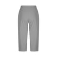 thumbnail image 5 of High Waisted Capri Pants for Women Slim Fit Cropped Trousers Stretchy Tummy Control Slacks Professional Work Bottoms Office Lady Outfits, 5 of 9