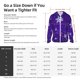 thumbnail image 5 of Balery Dark Purple Snowflakes Sudadera ligera de manga larga con capucha y protección solar UPF 50+ para hombre y mujer, ideal para pesca y running-Medium, 5 of 7