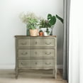 thumbnail image 2 of Creative Co-Op Wood Dresser Cabinet, Distressed Grey, 2 of 5