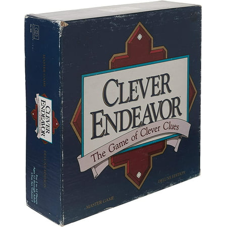 Clever Endeavor, the Game of Clever Clues; Master Game Deluxe Edition (1989), Deluxe Edition - Everyone is included in the action By Brand MindGames