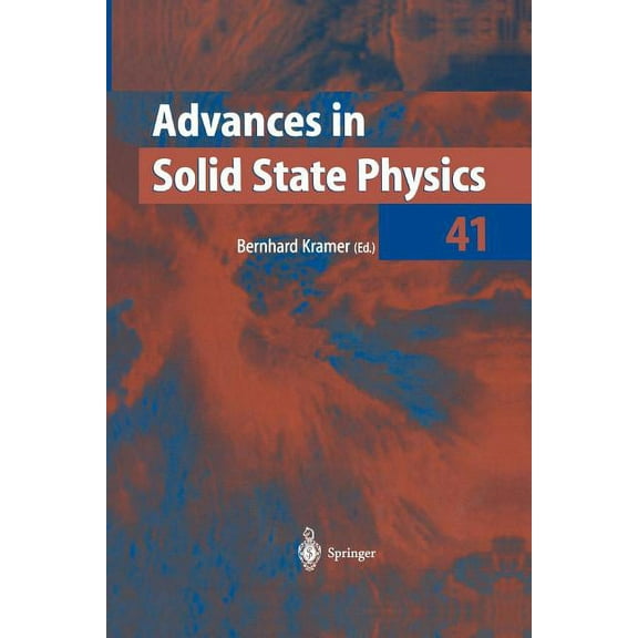 Advances in Solid State Physics Advances in Solid State Physics, Book 41, (Paperback)