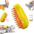 thumbnail image 1 of Mejor Belleza Cepillo Vapor eléctrico para perro, Cepillo de gato de vapor auto limpieza, Cepillo vapor para mascotas para masaje, Para depilación, masaje y peinado de mascotas., 1 of 5