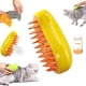 thumbnail image 1 of Cat Steam Brush, 3 in 1 Steamy Cat Brush, Cat Steamer Brush for Massage, Pet Hair Cleaner Brush for Cats and Dog, Eliminate Flying Hair and Tangled Hair Cat Hair Brush, 1 of 3
