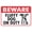 Warning Sign 4, variant on Beware Guard Rottweiler On Duty Warning Sign 8"x12" - For Property Fence Outdoor Decorative, Aluminum Notice for Yard Home Outdoor