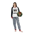 thumbnail image 3 of Ihaphap Chillin With My Snowmies Family Christmas Matching Pajamas Set, 2XL-Women, 3 of 4