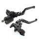 thumbnail image 4 of 1 Pair Metal Motorcycle Hydraulic Brake Master Cylinder Clutch Reservoir Lever, 4 of 5