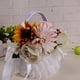 thumbnail image 2 of Ounissouiy Cesta de niña de las flores Bowknot Cesta de flores en forma de corazón Portador de pétalos de satén de encaje para la ceremonia de Kits de decoración para fiestas, 2 of 6