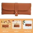thumbnail image 3 of FOLOYORI Knitting Needles Holder Bag Pouch Brown Durable 1Pack, 3 of 8