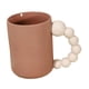 thumbnail image 3 of Taza de cerámica para café, decorativa, portátil, nórdica, para el hogar Rosa, 3 of 9