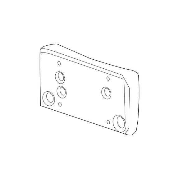 Genuine OE GM License Bracket 22933880