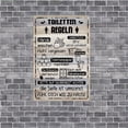 thumbnail image 5 of HELLOYOUNG Vintage Metal Sign 8x12 Inch Retro Bathroom Rules Wall Decor Funny Tin Sign for Home Cafe Garage Bar, 5 of 6