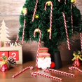 thumbnail image 4 of 6Pcs/Bag 2022 Christmas Plastic Candy Canes Sweet Xmas Tree Hanging Ornaments, 4 of 7
