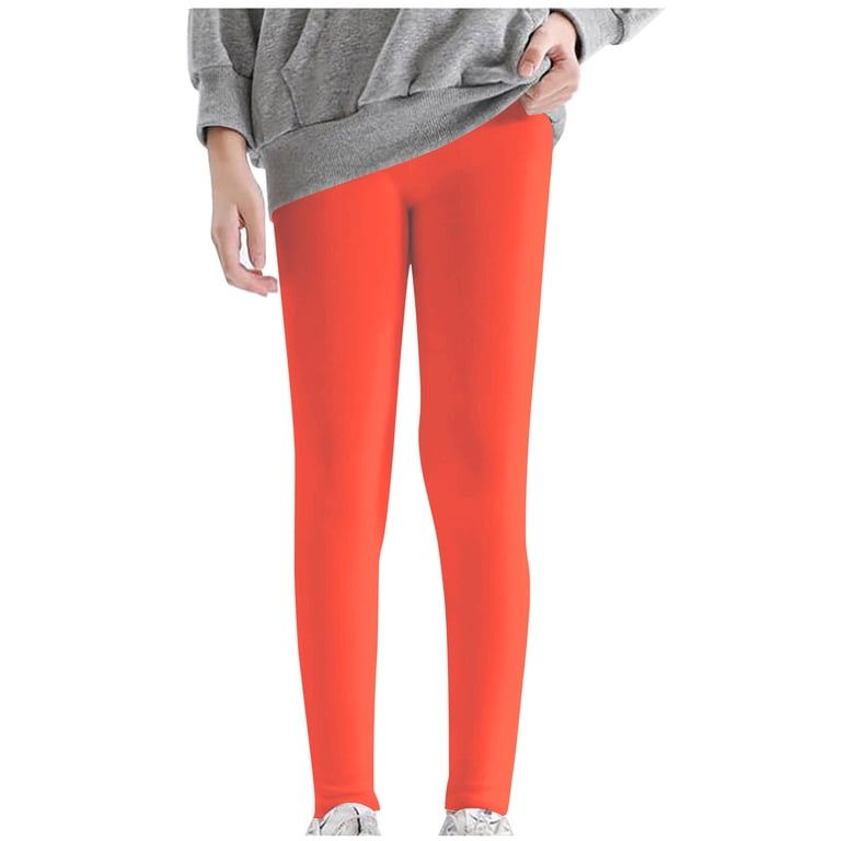 Qingpeng 2PC Little Girls Leggings Basic Toddler Girl Yoga Pants