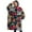 Yorkie Dog and, variant on Oversized Wearable Blanket Hoodie,Yorkie Dog and Flower Florals Sherpa Blanket Hoodie with Super Pockets,Super Warm Fuzzy Pullover for Women & Men